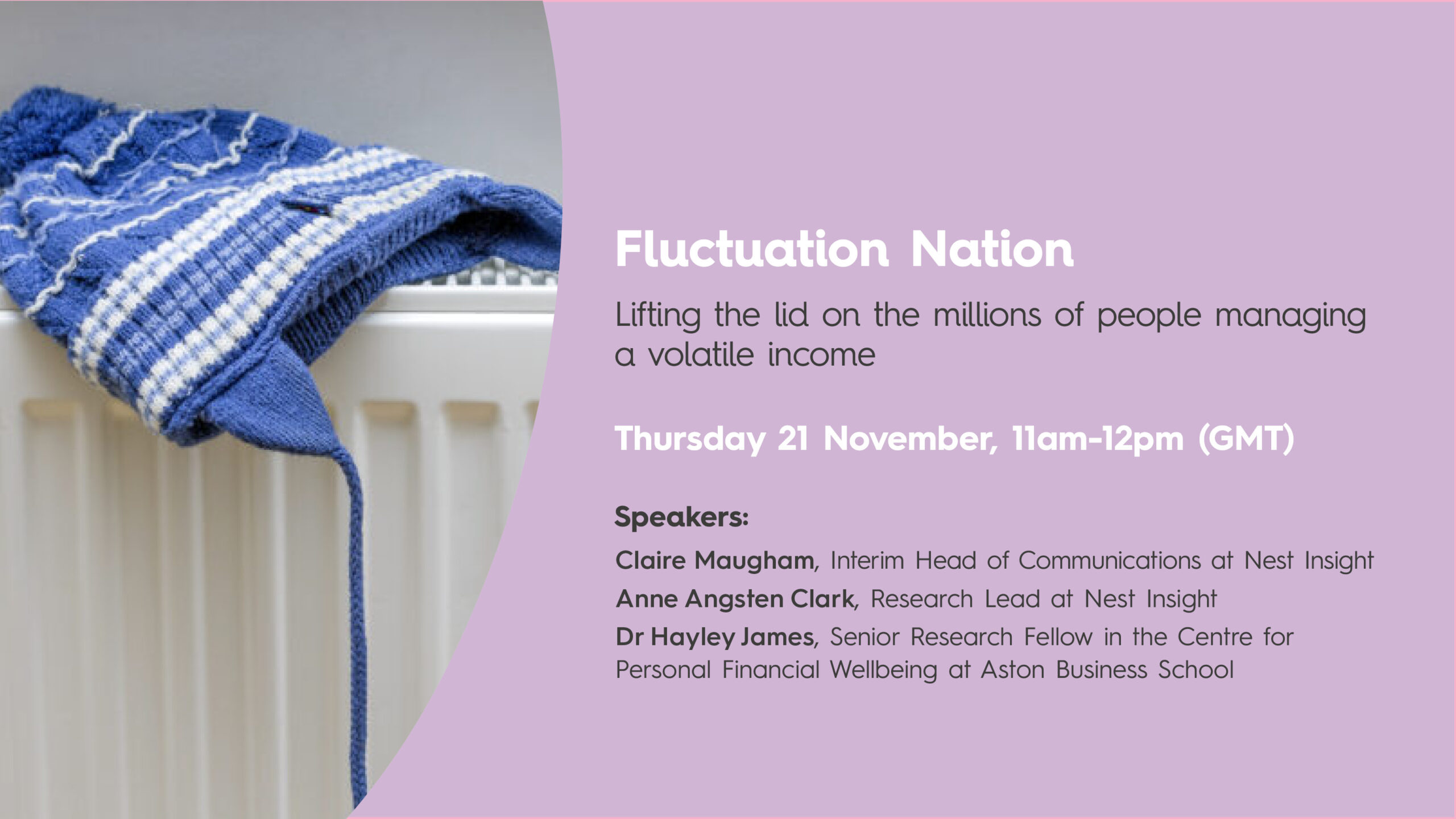 Fluctuation Nation - online event on Thursday, 21 November 2024